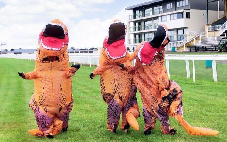 Join the big t-rex race at Fontwell Park's Dino Family Fun Day